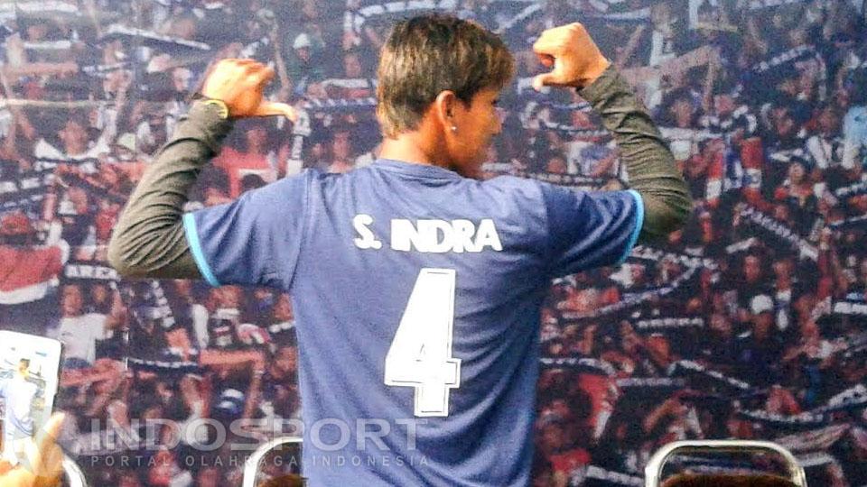 Syaiful Indra Cahya saat berseragam Arema FC.